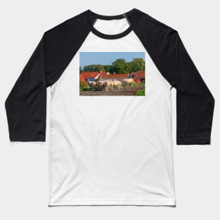 Sheep on the dike, Elsfleth Baseball T-Shirt